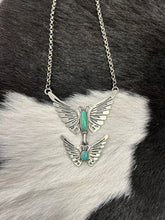 Load image into Gallery viewer, Butterfly Turquoise Necklace
