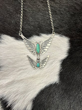 Load image into Gallery viewer, Butterfly Turquoise Necklace
