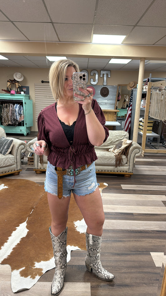 Free People Lets Go Blouse