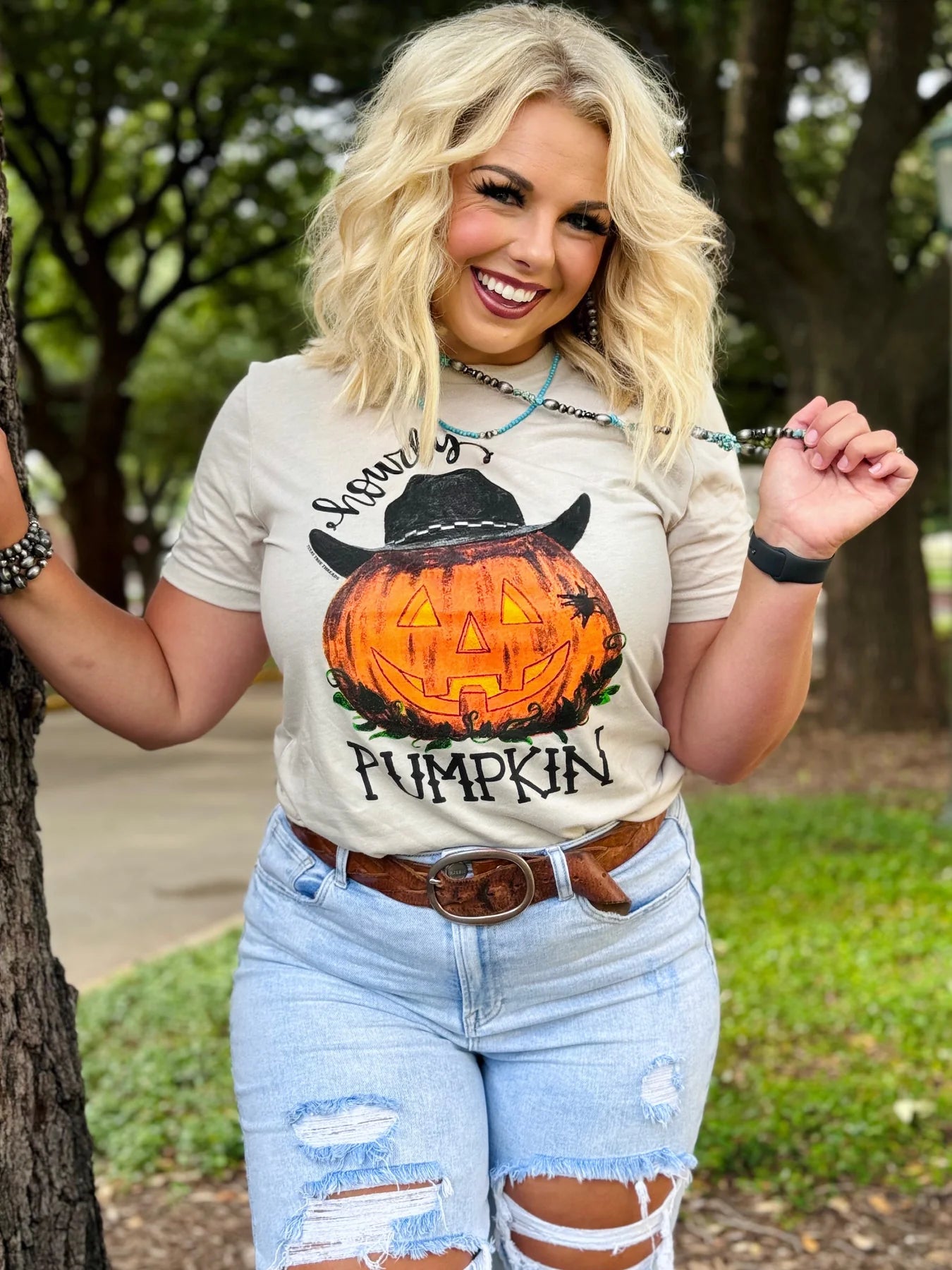 Howdy Pumpkin Tee