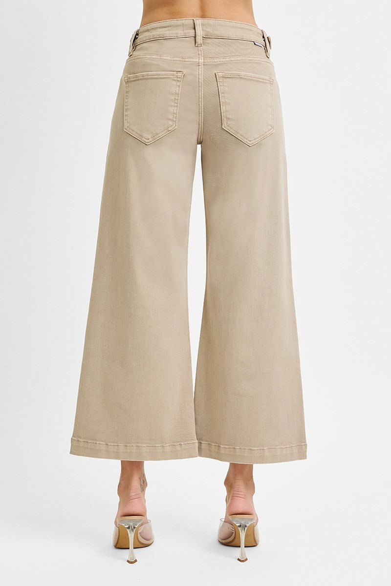 Risen Taupe Crop Jean