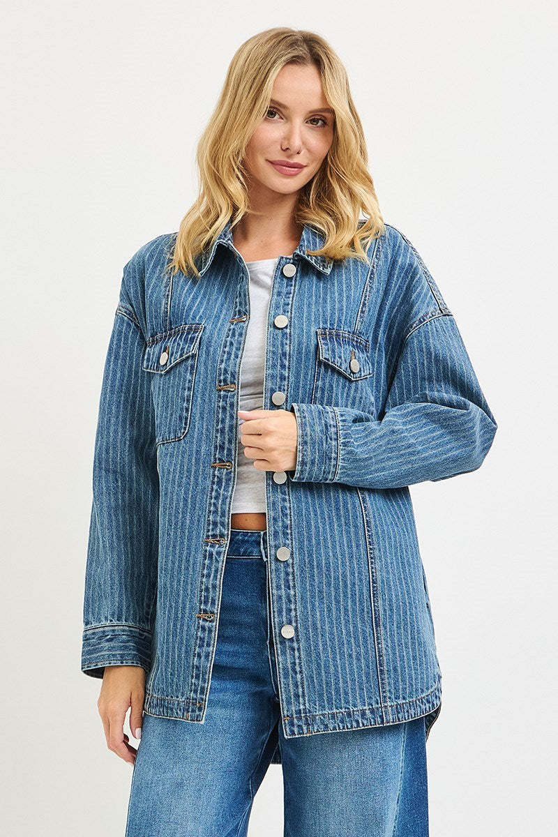 OVERSIZED STRIPE SHAKET