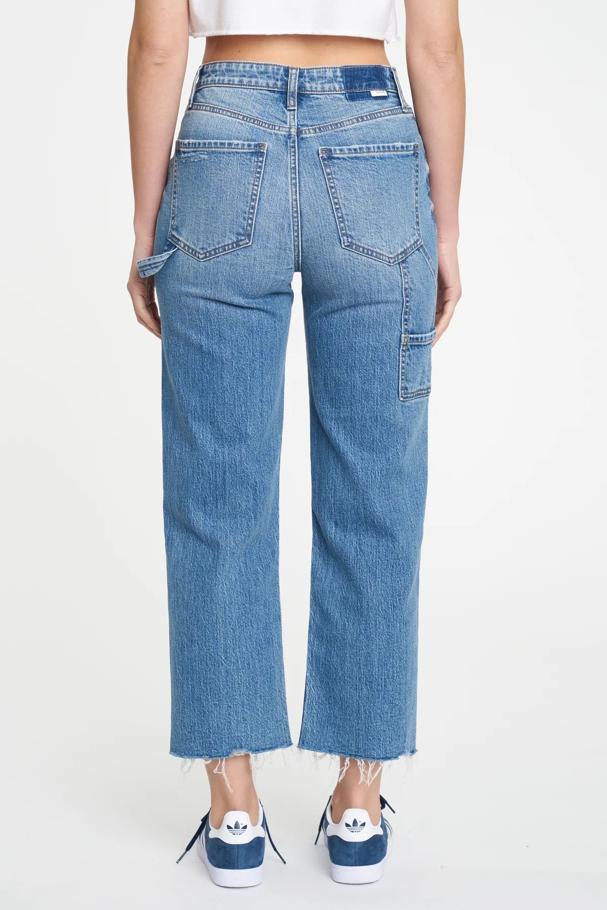 Daze Utility crop  high rise straight jean