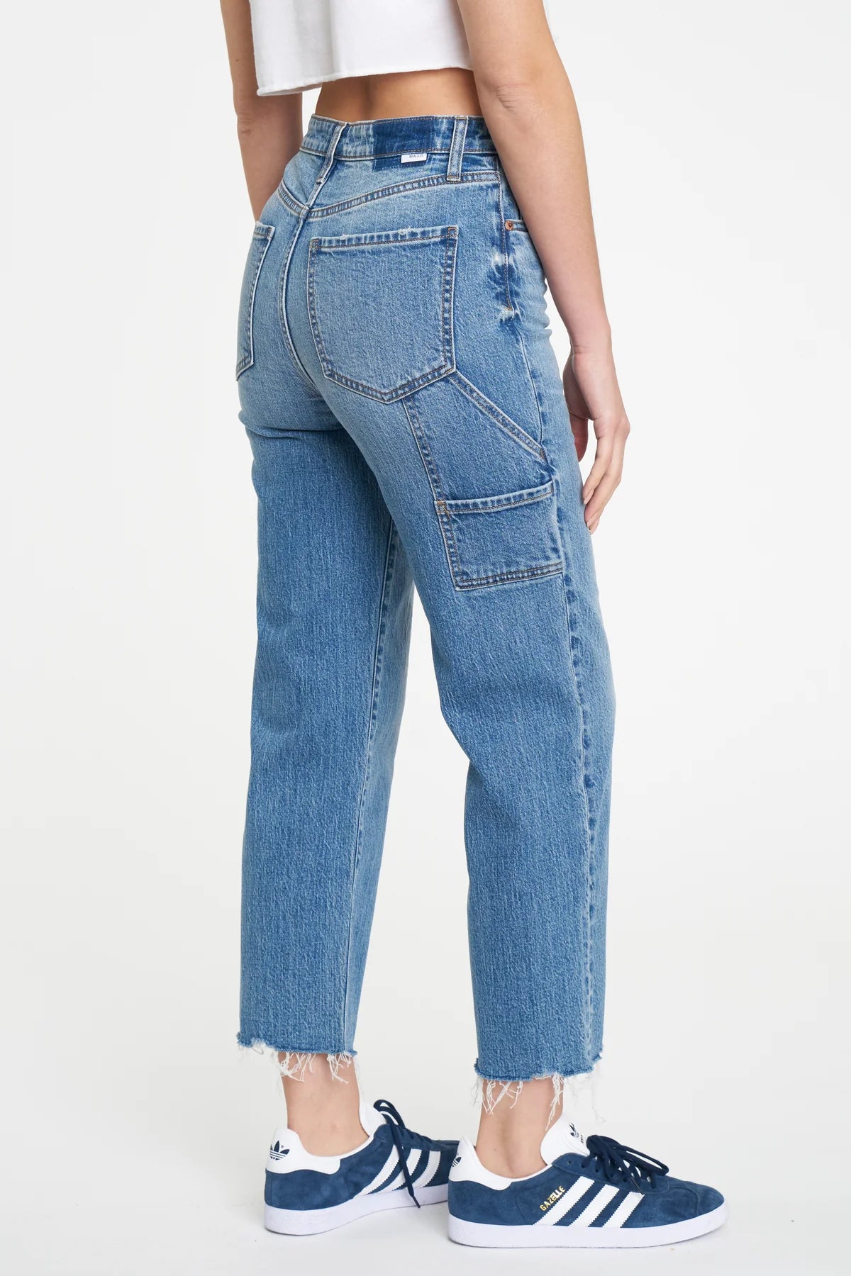 Daze Utility crop  high rise straight jean