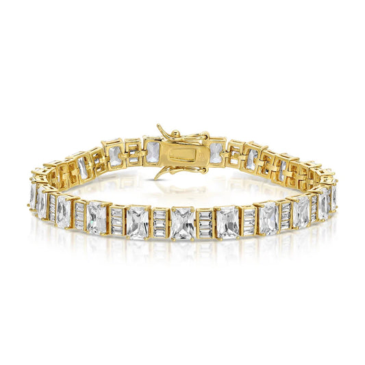 Baguette Tennis Bracelet - Gold