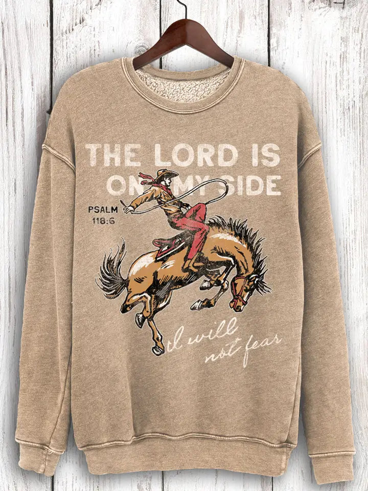 The Lord Is On My Side Mineral Sweatshirt