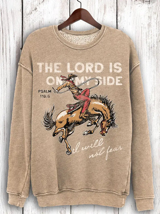 The Lord Is On My Side Mineral Sweatshirt