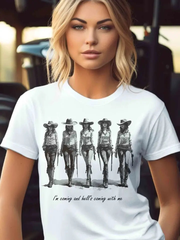 I'm Coming and Hell's Coming with Me TShirt
