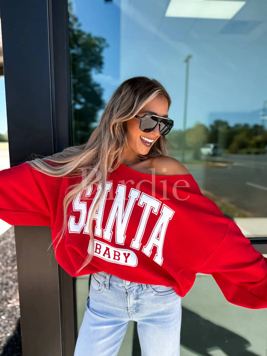 Santa Baby Red Sweater