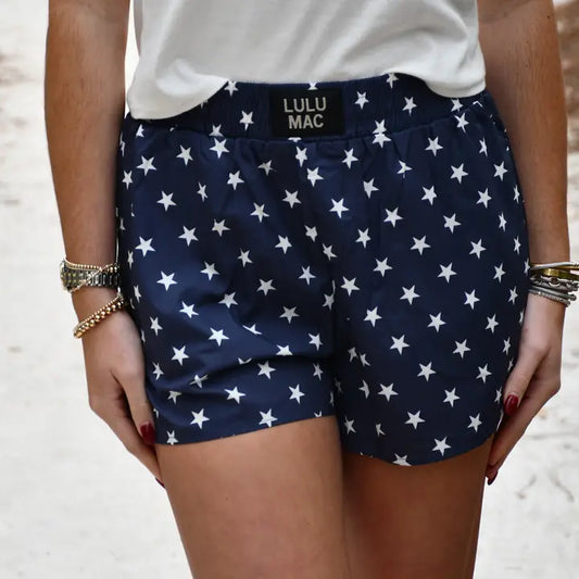 Navy Star Boxer Short