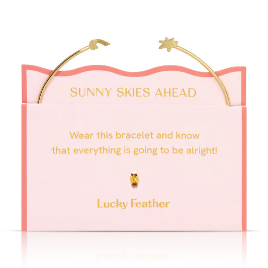 New Connection Cuff - Sun and Rainbow - Sunny Skies Ahead