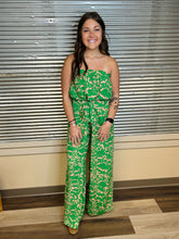 Load image into Gallery viewer, Printed Strapless Jumpsuit
