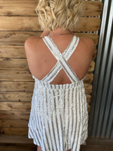 Load image into Gallery viewer, White Sequin Dress
