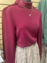 Load image into Gallery viewer, Cranberry Turtleneck
