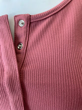Load image into Gallery viewer, SNAP BUTTON RIBBED KNIT TOP
