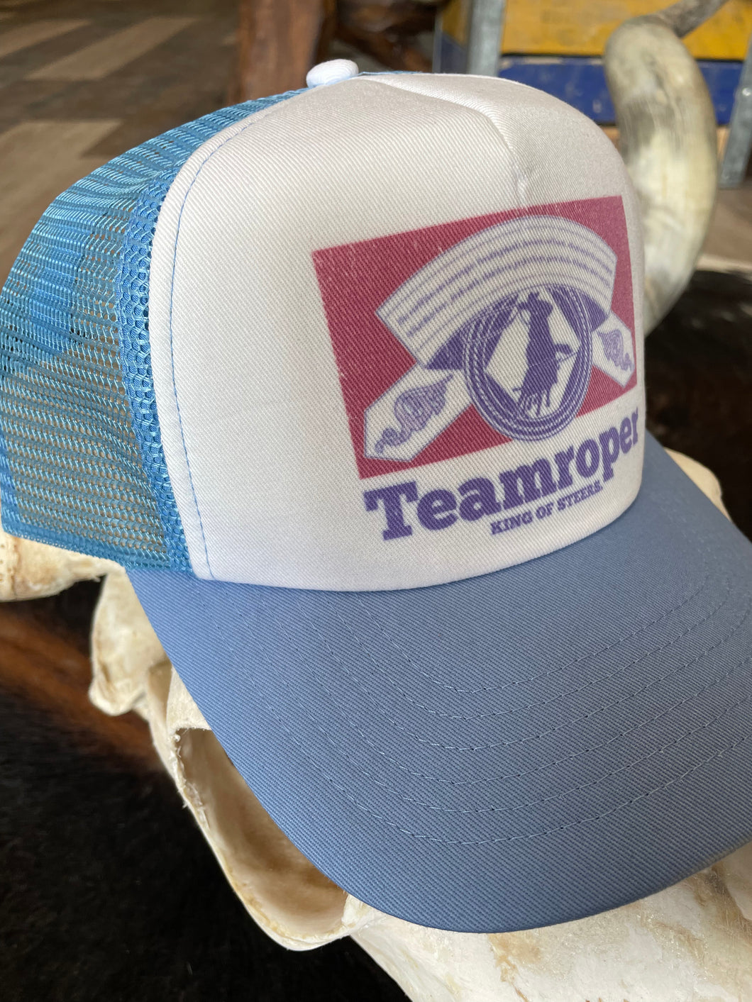 Teamroper Blue Trucker Hat